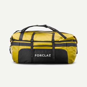 Спортивная Дорожная Сумка/Рюкзак для Трекинга FORCLAZ 80-120л 74 x 45 x 40см Желтый