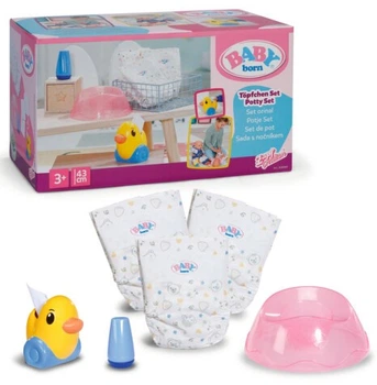 Zestaw akcesoriów dla lalki Baby Born Potty Set 1303303 (4001167838365)