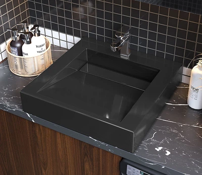 Раковина, Умывальник, накладной Luxor Kraft 50 Black
