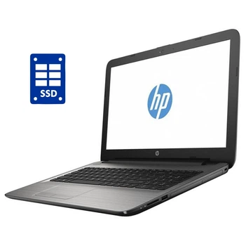 Ноутбук HP 15-ay182no / 15.6" (1920x1080) TN / Intel Core i3-7100U (2 (4) ядра по 2.4 GHz) / 6 GB DDR3 / 128 GB SSD / Intel HD Graphics 620 / WebCam / Win 10 Home б/у
