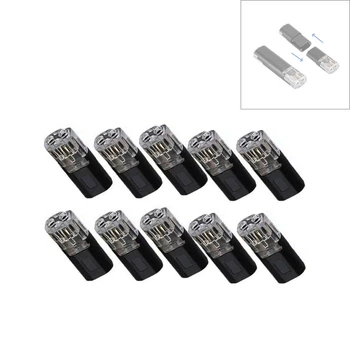 Набор быстросъемных соединителей проводов D2 (10 шт / 5 пар) - 2-pin, 18-22 AWG, без зачистки изоляции