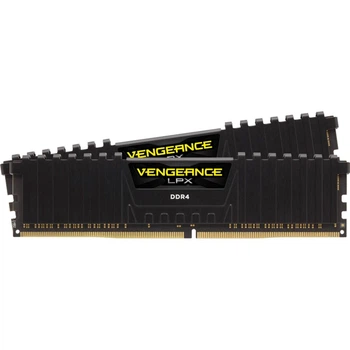 Модуль памяти DDR4 Corsair Vengeance LPX 2x32GB 3000MHz Black (CMK64GX4M2D3000C16) [173584]