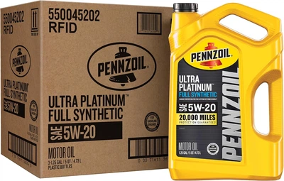 Моторна олива Pennzoil Ultra Platinum Full Synthetic 5W-20 Motor Oil (5-Quart / 4.73л) (550045202)