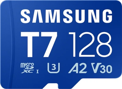Karta pamięci Samsung T7 microSDXC 128GB UHS-I U3 V30 A2 (MB-MB128T/WW)