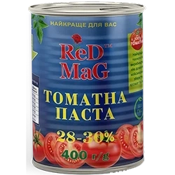 Томатная Паста 28-30%, же/б 400 гр с ключом