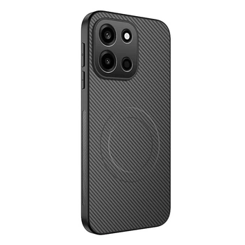 Чехол Carbon Shield with Ring для OnePlus Nord 6 5G / Turbo 6 с поддержкой беспроводной зарядки gray