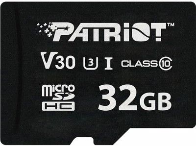Карта памяти Patriot MicroSDHC 32GB UHS-I/U3 Class 10 VX R90MB/s (PSF32GVX31MCH)