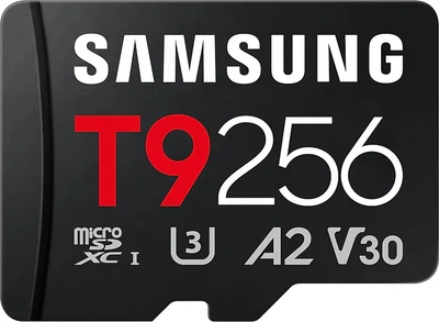 Karta pamięci Samsung T9 microSDXC 256GB UHS-I U3 V30 A2 + czytnik (MB-MH256TB/WW)
