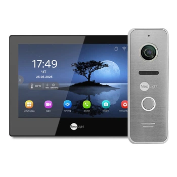 Комплект видеодомофона Neolight ALPHA Hybrid HD KIT B/SilverP