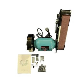 Точило дисково-стрічкове Boxer 1500 Вт диск 150 мм стрічка 50×686 мм для заточування та шліфування асинхронний двигун