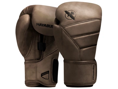 Боксерські рукавички HAYABUSA T3 Lux Boxing Gloves 16 унцій коричневий (5814)