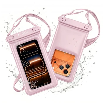 Чехол Tech-Protect UWC7 Universal Waterproof Floating Case 6.9 inch Pink (5906302323951)