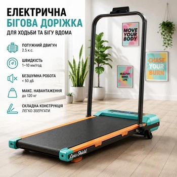 Электрическая беговая дорожка складная бесшумная, домашняя беговая дорожка для ходьбы и бега с двигателем