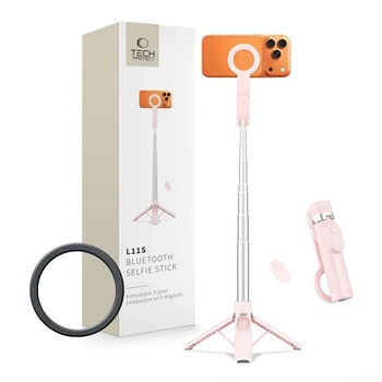 Штатив Tech-Protect L11S Bluetooth Pink with MagSafe (5906302323401)