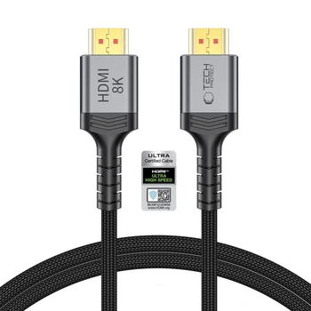 Кабель Tech-Protect UltraBoost HDMI 2.1 4K 120Hz / 8K 60Hz 100cm Black (5906302323678)