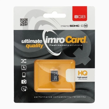 Карта пам'яті microSD Imro 8GB 100MB/s Class 10 UHS I (5902768015386)