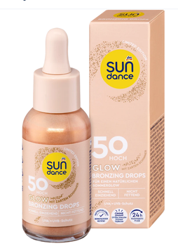 Тонуючі краплі для обличчя Glow Bronzing OF50 SUNDANCE, 30 мл