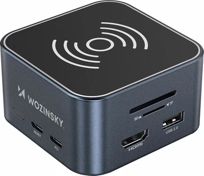 Hub USB Wozinsky WHBC09Y8S USB-C 12 w 1 (5907769366420)