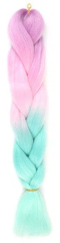 Канекалон омбре Z5 60 см Jumbo Braid різнокольровий
