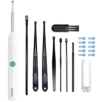 Отоскоп для чистки ушей с камерой Hoco HP65 Ears cleaning White