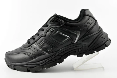 Кроссовки кожаные Bona черные 997C 43-27.5см