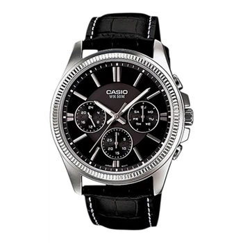 Мужские часы Casio MTP-1375L-1AVDF черные 50 м