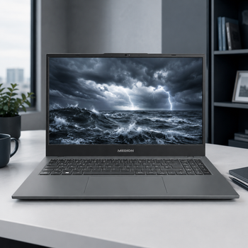 Ноутбук 15,6" Medion (Lenovo Group) E15415 | IPS (1920x1080) FullHD | Intel Core i5-10210U | Intel UHD Graphics | RAM 8 ГБ | SSD 512 ГБ | Win11 (5449) - Уценка