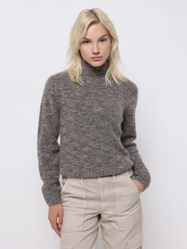 Свитер вязаный женский Colin's CL1076811BRW L Brown (8684112831589)
