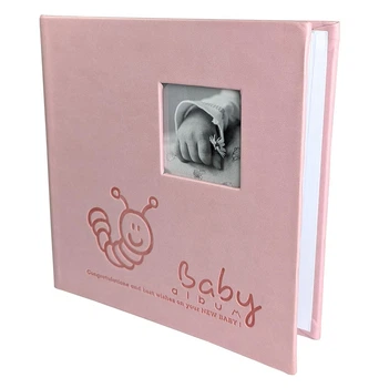 Альбом детский на 200 фотографий 10х15 см New Baby album pink