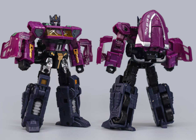 Коллекционная фигурка-трансформер JD-01S Shattered Glass Optimus Prime, 12 см (Пурпурный)