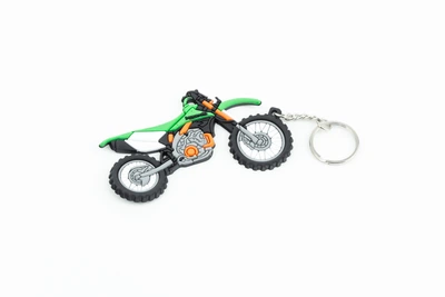 Брелок мотоцикл "Honda CRF" 86х62мм, зелёный