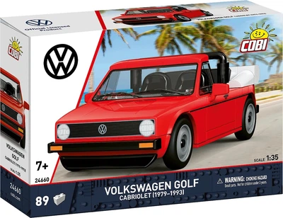 Конструктор Cobi Volkswagen Golf Cabriolet (1979-1993) 24660 89 елементів (5902251246600)