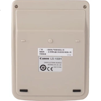 Финансовый офисный калькулятор Canon LS-100H, стильный и компактный настольный калькулятор.
