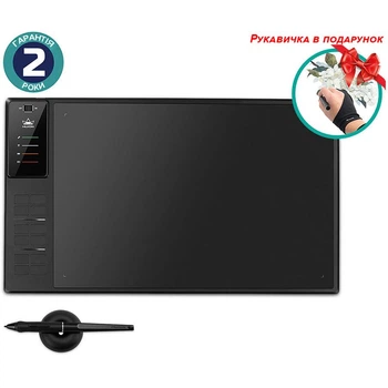 Графический планшет Huion Inspiroy WH1409 V2 + перчатка