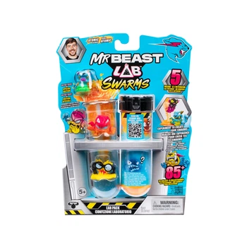 Лабораторія в пробірці Atomic Swarms 5 MrBeast Lab / MrBeast Lab Swarms Lab 5 Micro Beasts Pack