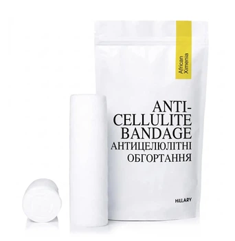 Антицеллюлитные обертывания с маслом ксимении Hillary Anti-cellulite Bandage African Ximenia