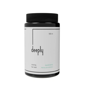 Відновлююча маска для волосся deeply restoring hair mask для пошкодженого волосся 1000 мл