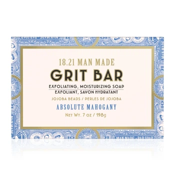 Мило для ексфоліації Grit Bar Soap Absolute Mahogany 100 мл Тверде мило з жожоба