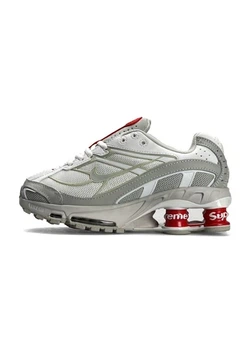 Кросівки жіночі x Supreme Shox Ride 2 SP Grey White Red 41 (25,5см) ( В4370)