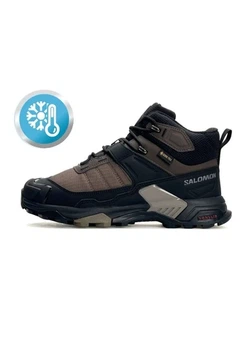 Кросівки чоловічі Salomon X Ultra 4 Mid Fur Black Brown 46 (29.5см ) ( А4862)
