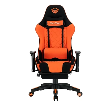 Игровое кресло с регулируемой высотой MEETION CHR25 Black/Orange (MT-CHR25-A)