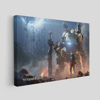 Інтер'єрна картина Титанфолл, TitanFall, декор кімнати геймера, 28×42 см (id3072)