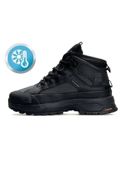 Чоботи зимові The North Face x SOUKUU Glenclyffe Fur Black Dark Grey 41 (26,5см ) ( А4849)