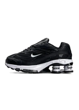 Кросівки чоловічі x Supreme Shox Ride 2 SP Black White 44 (27,5см) ( A4367)