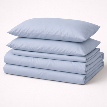 Простирадло №14-4102 Glacier Gray Mikrosatin Premium Однотонне 200*220