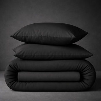 Простирадло MirSon Ranforce Elite 16-9000 Black Stone 110*160