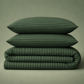 Простирадло Бязь 17-0612 Stripe Emerald 110*160