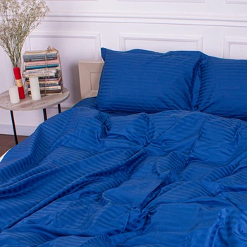 Простынь Satin Stripe 30-0019 Blue 110*160