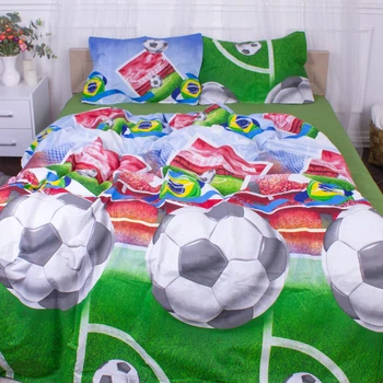 Комплект постельного белья Бязь 17-0587 Football Полуторный