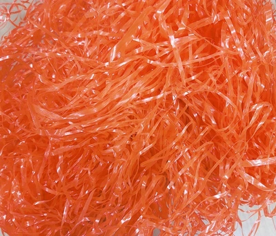 Декоративний наповнювач із поліпропілену для подарункових коробок 30 г Orange
